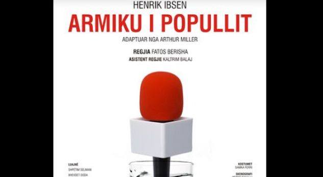 Aktorët kosovarë sjellin shfaqjen ‘’Armiku i popullit’’ të autorit Henrik Ibsen.