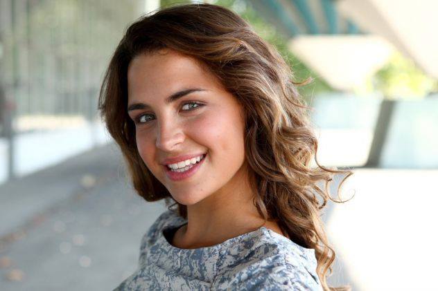 Aktorja Doris Pincic Rogoznica në Prishtina International Theater Festival.